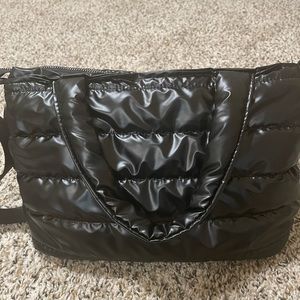 Black Puffer Purse